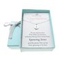 First Communion Disc Cross Necklace in Sterling Silver