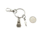 Bunny Rabbit and Carrot Keychain