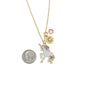 Personalized Unicorn Necklace. Stainless Steel. Little Girls Jewelry. Unicorn Gifts
