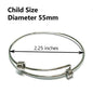 11th Birthday Bangle Bracelet in Stainless Steel. Personalized. Birthday Gift