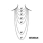 Paper Airplane Necklace in Sterling Silver
