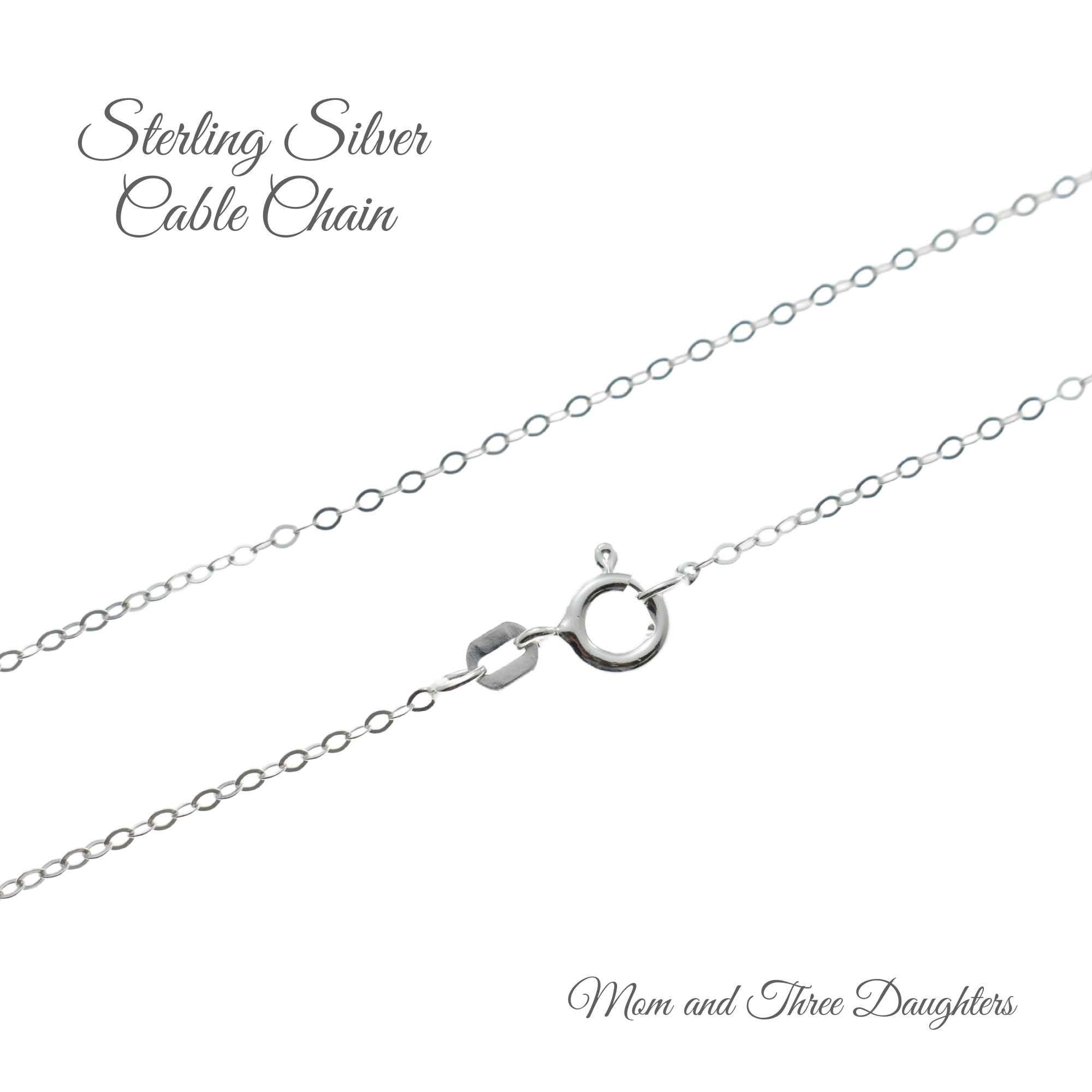 Cheer Megaphone Necklace in Sterling Silver