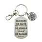 United States Coast Guard Keychain in Stainless Steel