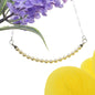 16th Birthday Crystal Pearl Bar Necklace in Sterling Silver - Buy With Prime