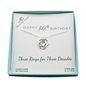 30th Birthday Necklace in Sterling Silver