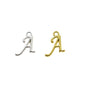 Silver or Gold Add On Script Initials
