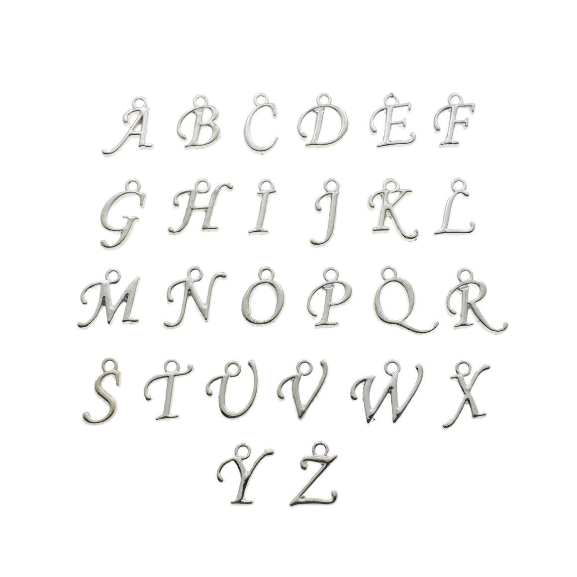 Silver or Gold Add On Script Initials