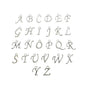 Silver or Gold Add On Script Initials
