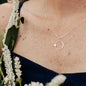 Daughter in Law Circle and Heart Necklace in Sterling Silver and Bronze - Buy with Prime