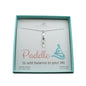 Kayak Necklace in Sterling Silver