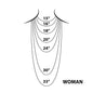 Jet Plane Necklace in Sterling Silver